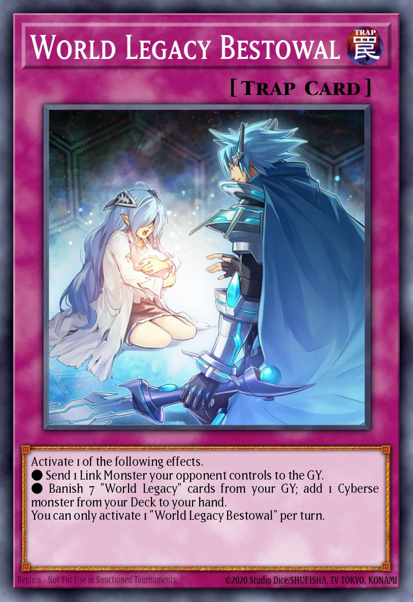 World Legacy Bestowal Yu-Gi-Oh card