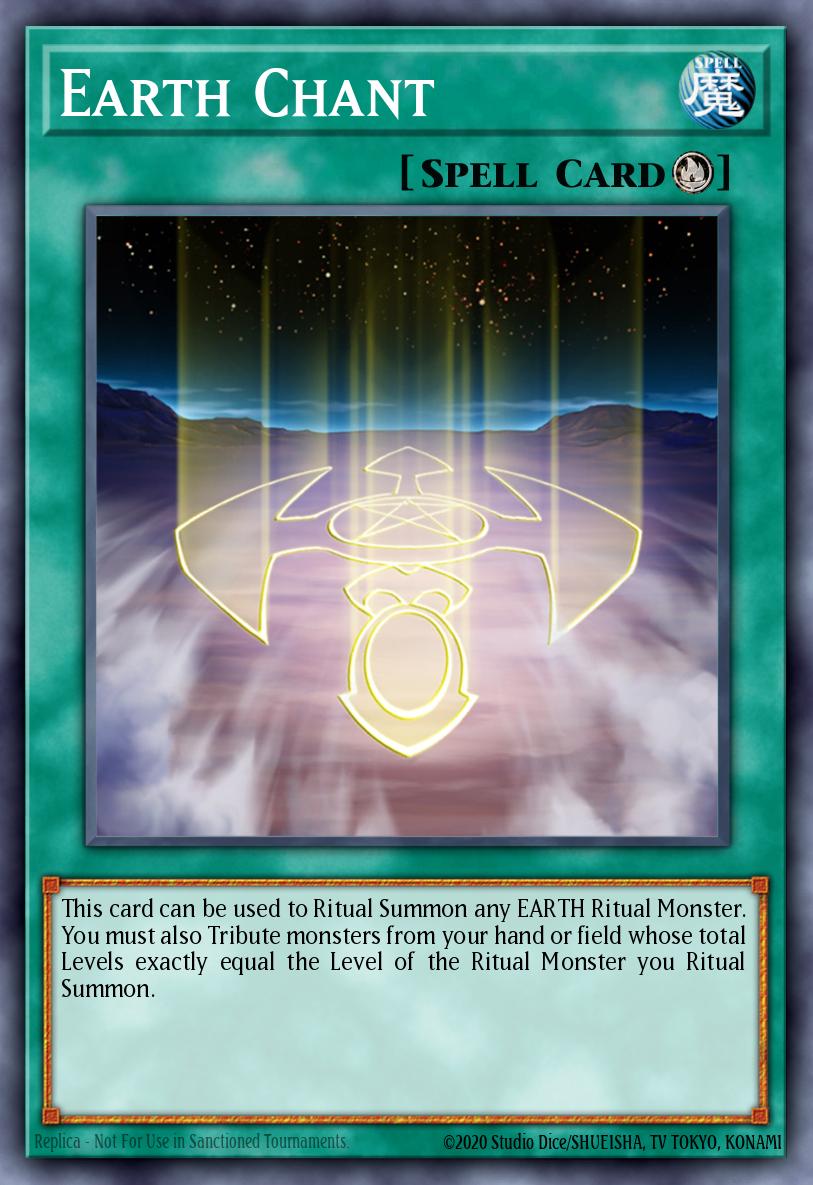 Earth Chant Yu-Gi-Oh card