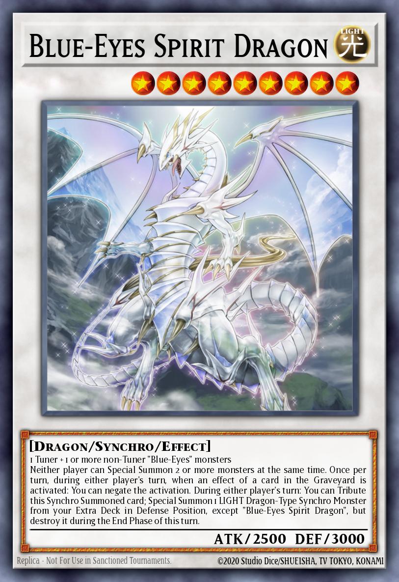 Blue-Eyes Spirit Dragon Yu-Gi-Oh card