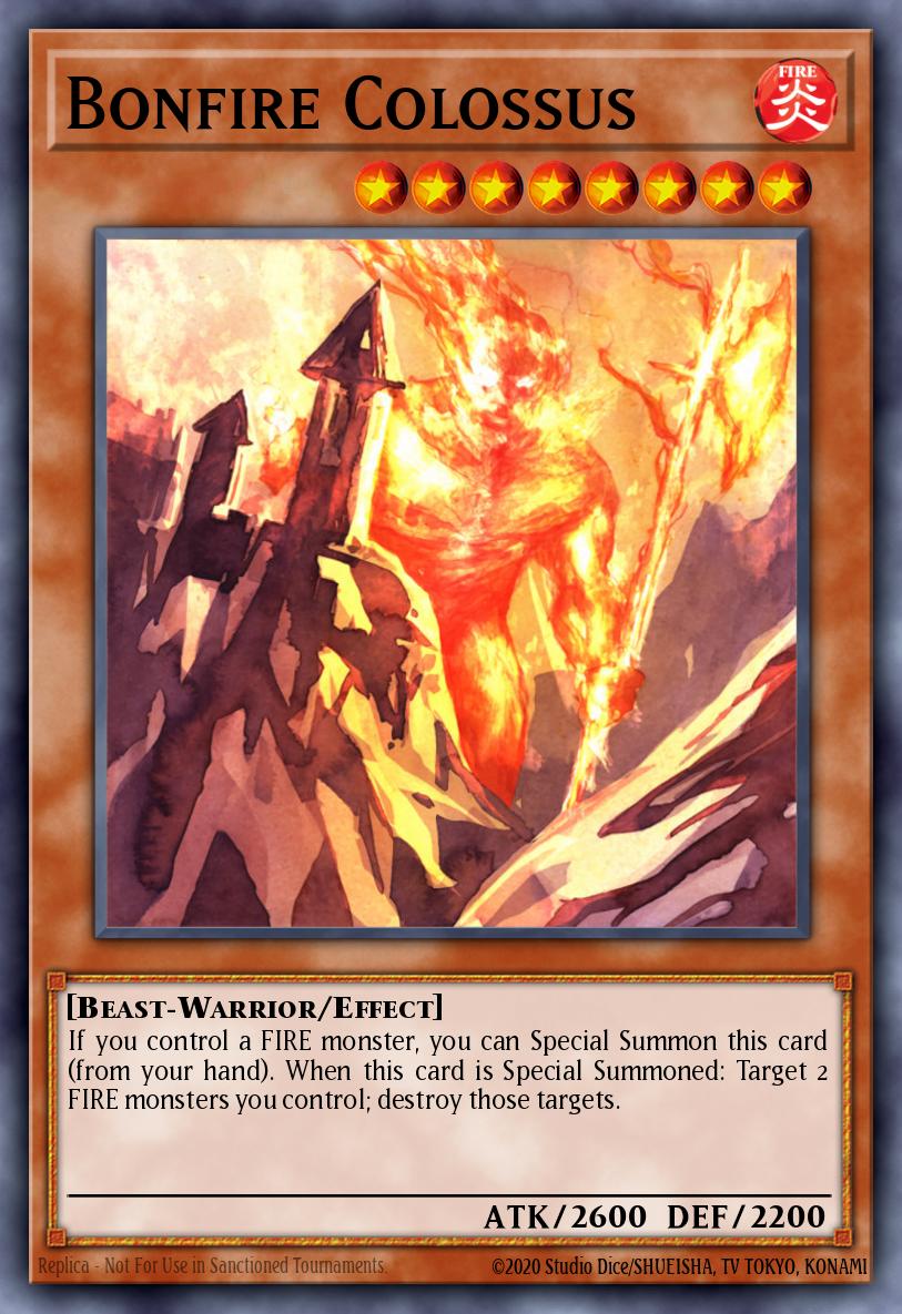Bonfire Colossus Yu-Gi-Oh card