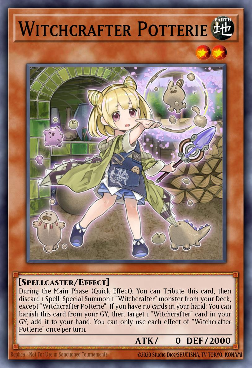 Witchcrafter Potterie Yu-Gi-Oh card
