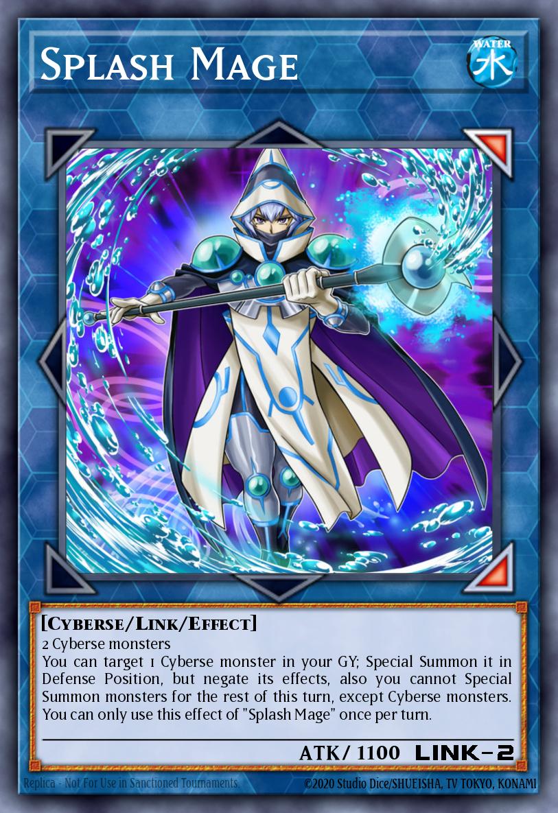 Splash Mage Yu-Gi-Oh card