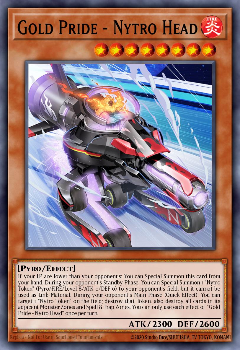 Gold Pride - Nytro Head Yu-Gi-Oh card