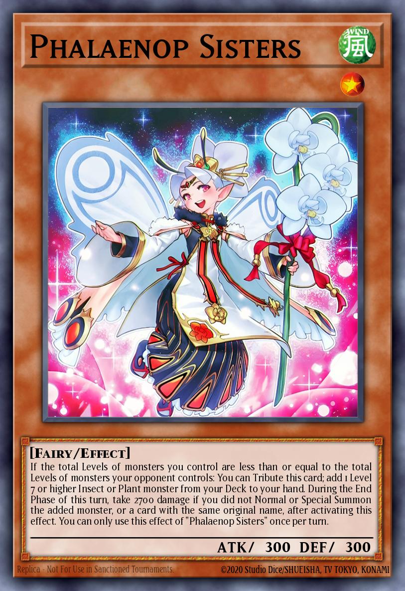 Phalaenop Sisters Yu-Gi-Oh card