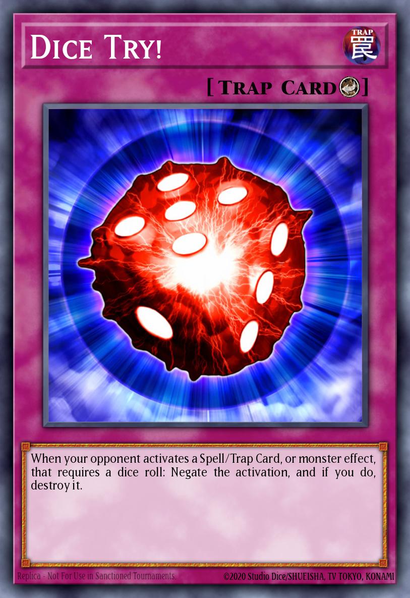 Dice Try! Yu-Gi-Oh card