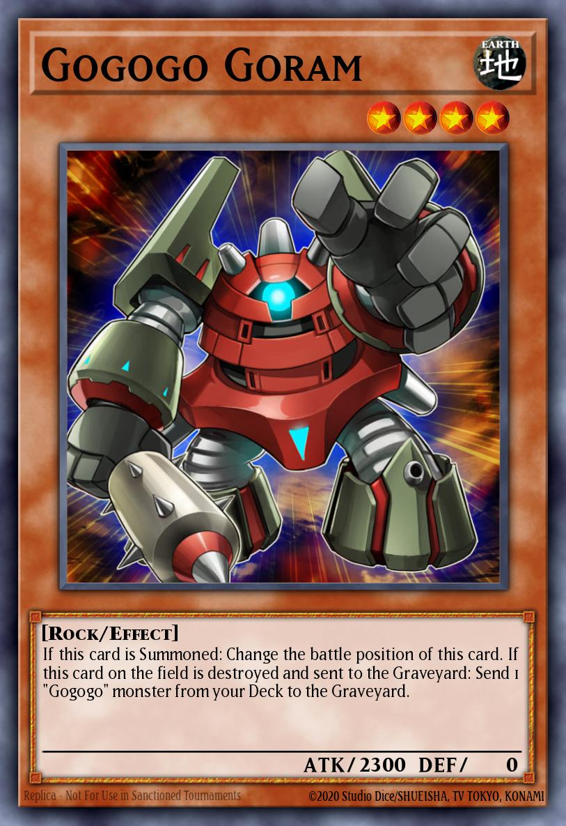 Gogogo Goram Yu-Gi-Oh card