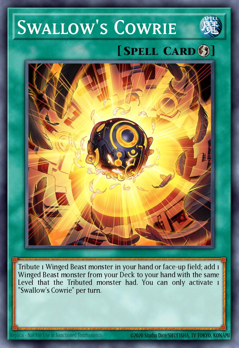 Swallow's Cowrie Yu-Gi-Oh card