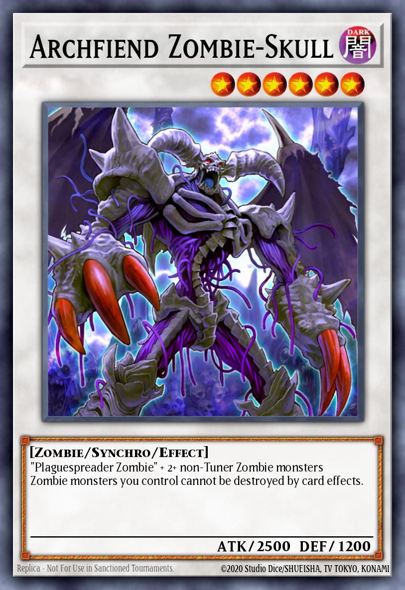 Archfiend Zombie-Skull Yu-Gi-Oh card