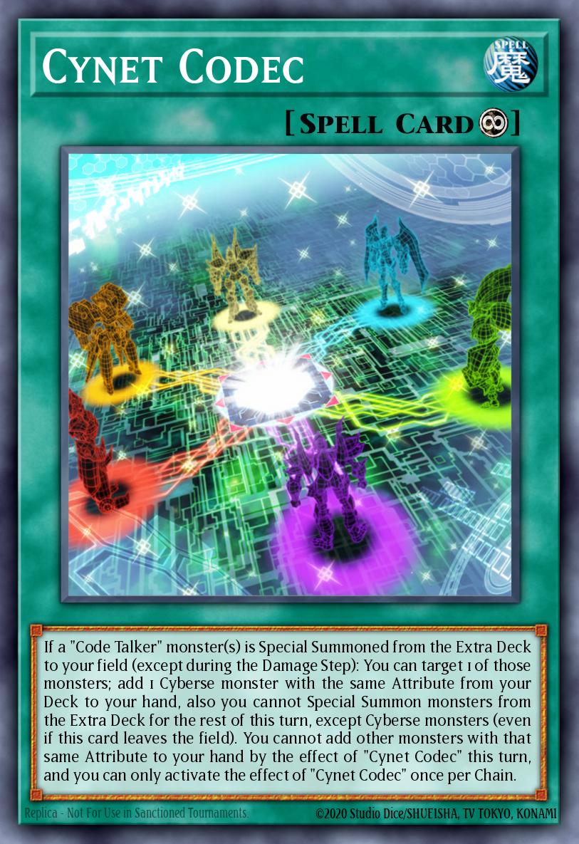Cynet Codec Yu-Gi-Oh card