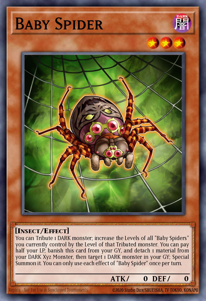Baby Spider Yu-Gi-Oh card