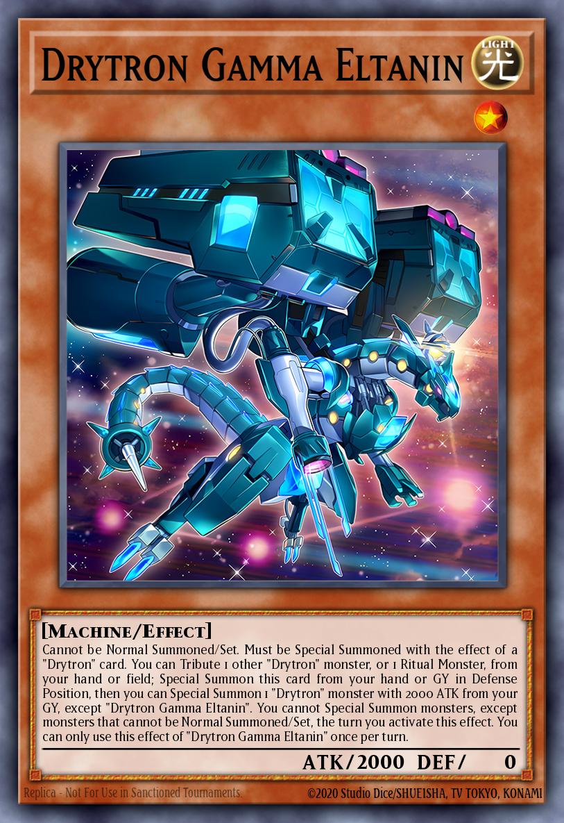 Drytron Gamma Eltanin Yu-Gi-Oh card