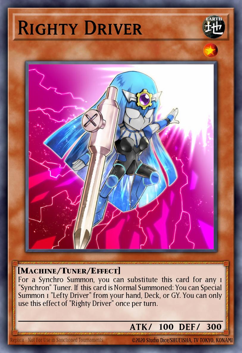 Righty Driver Yu-Gi-Oh card
