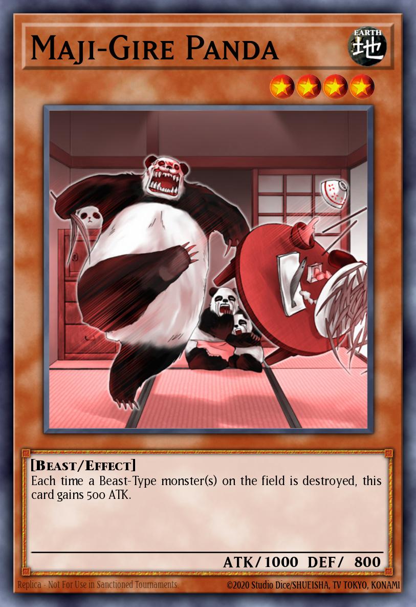 Maji-Gire Panda Yu-Gi-Oh card
