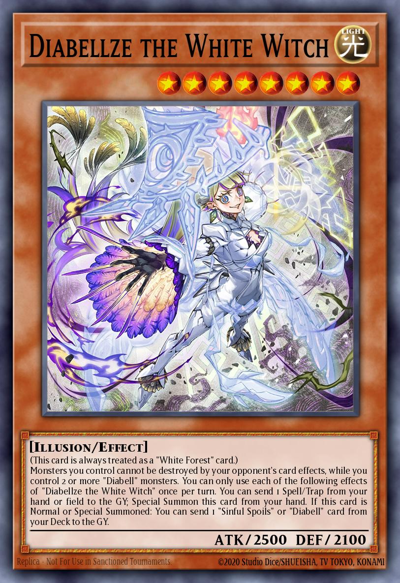Diabellze the White Witch Yu-Gi-Oh card