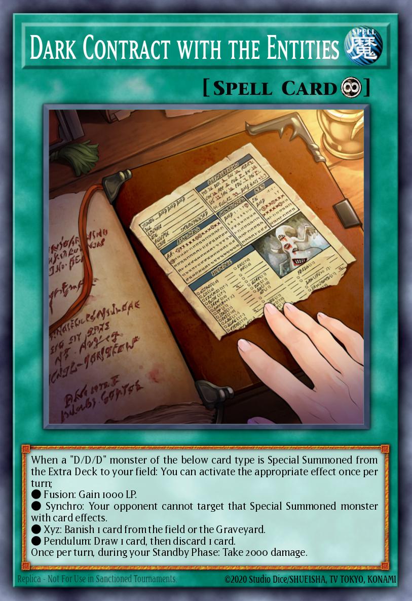 Dark Contract with the Entities Yu-Gi-Oh card