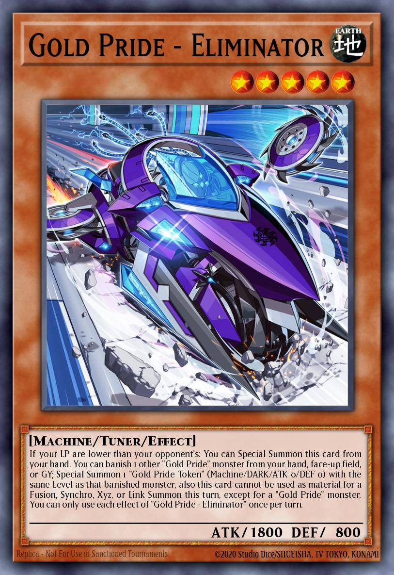 Gold Pride - Eliminator Yu-Gi-Oh card