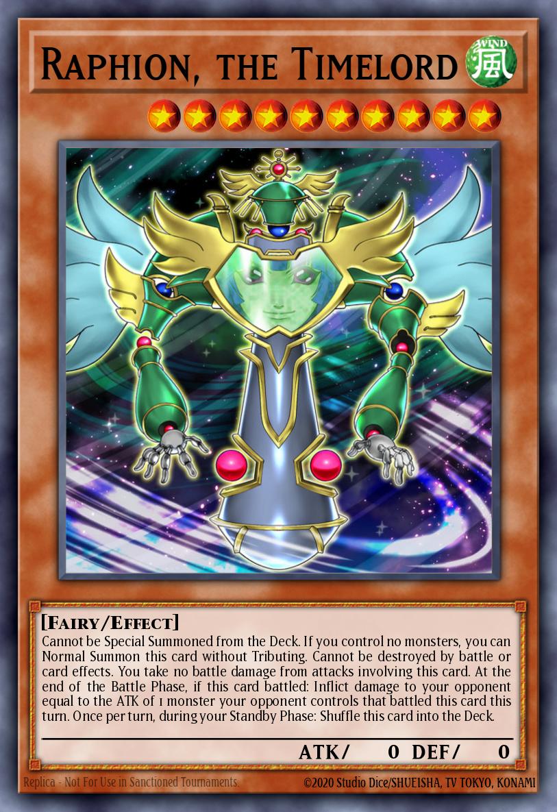 Raphion, the Timelord Yu-Gi-Oh card