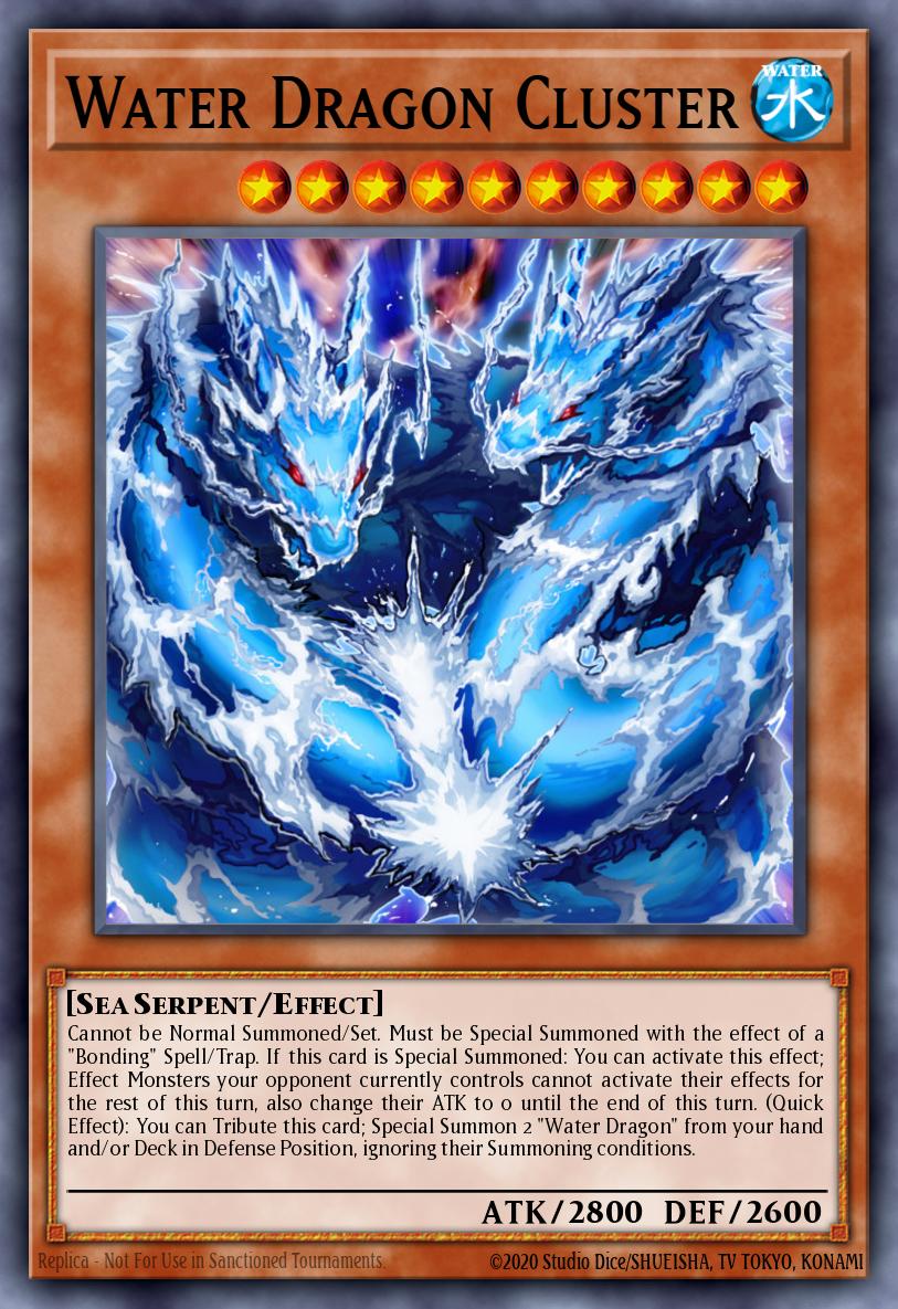 Water Dragon Cluster Yu-Gi-Oh card