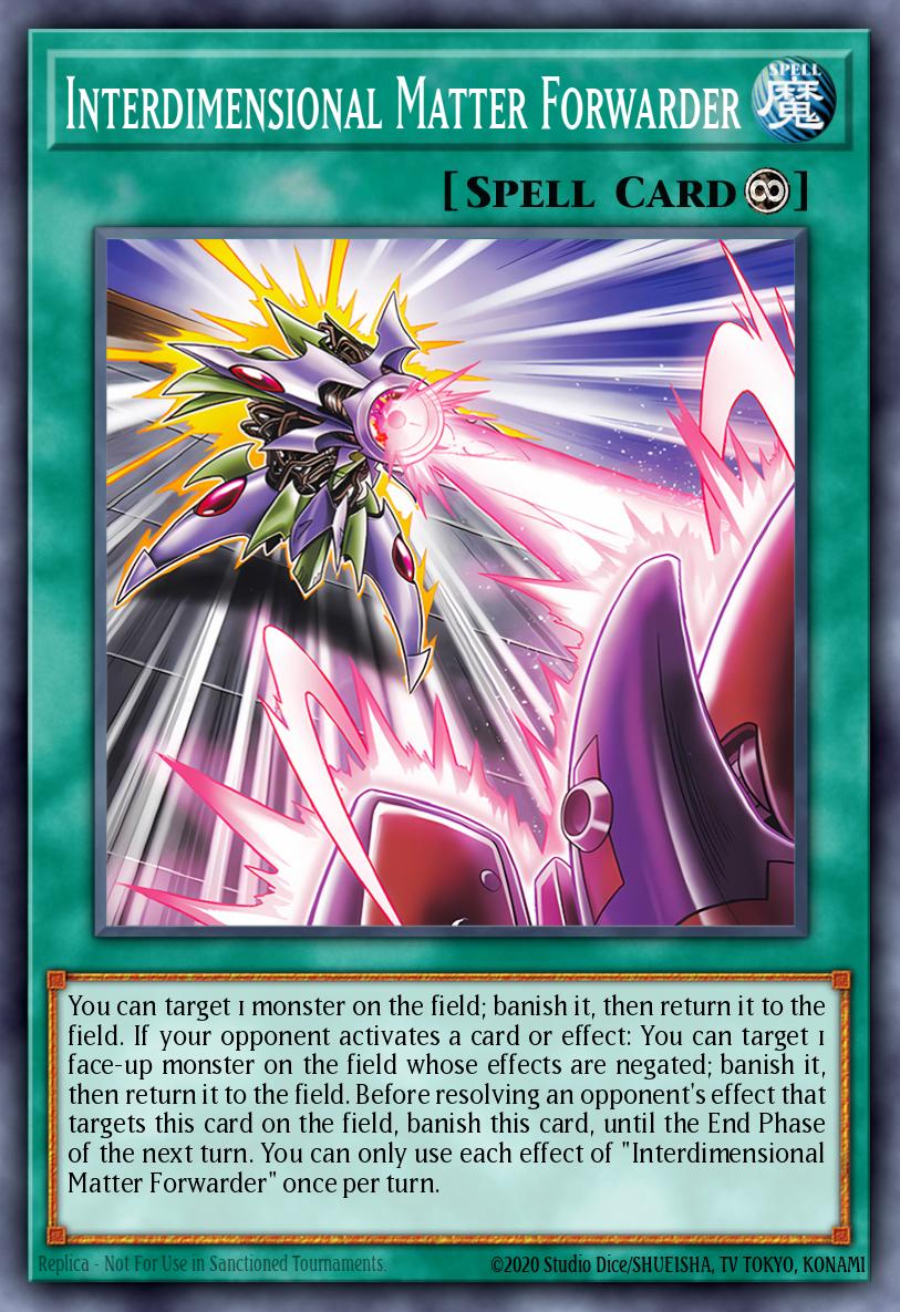 Interdimensional Matter Forwarder Yu-Gi-Oh card