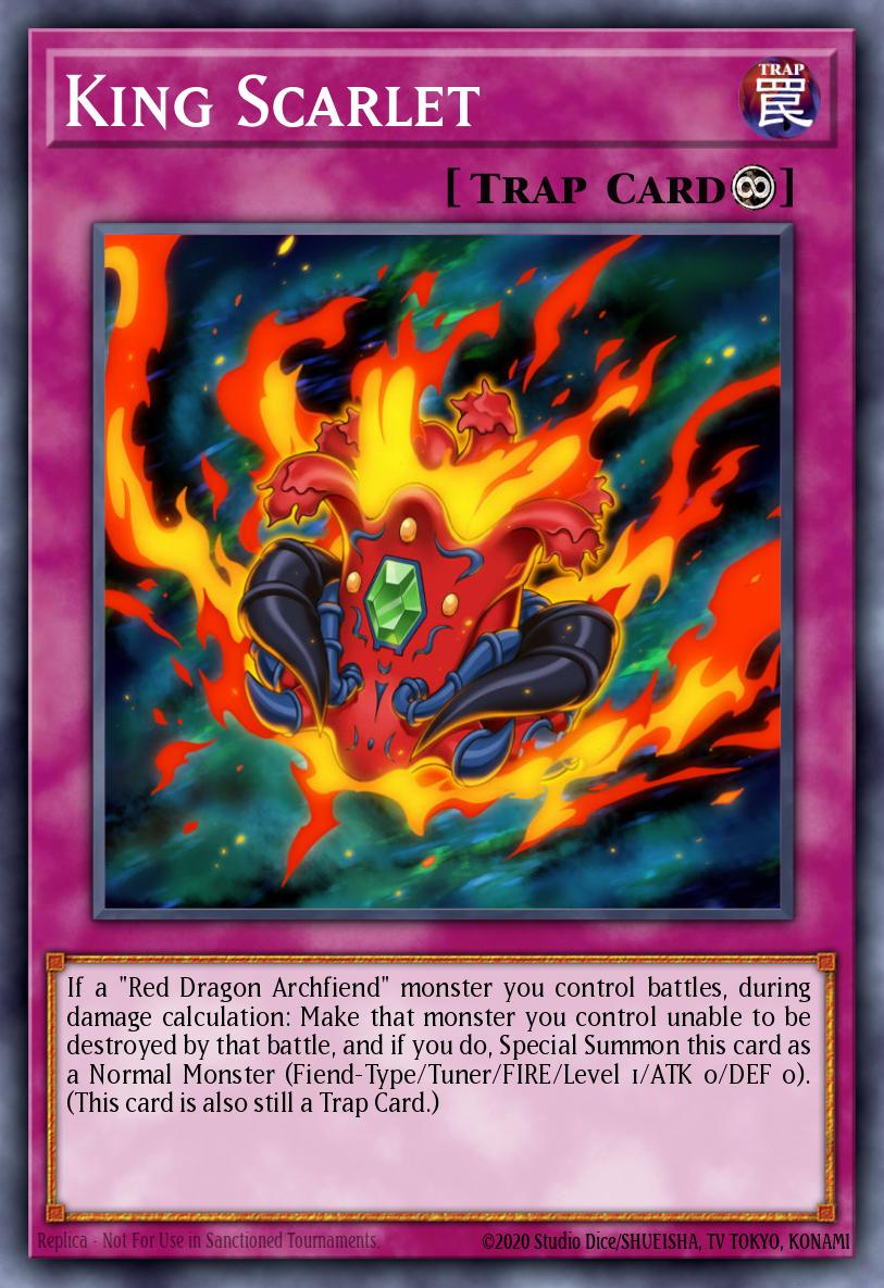 King Scarlet Yu-Gi-Oh card