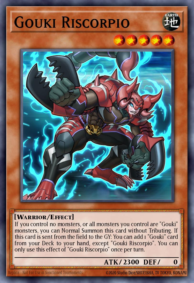 Gouki Riscorpio Yu-Gi-Oh card