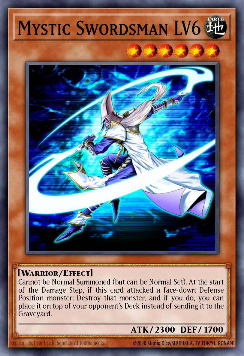 Mystic Swordsman LV6 Yu-Gi-Oh card
