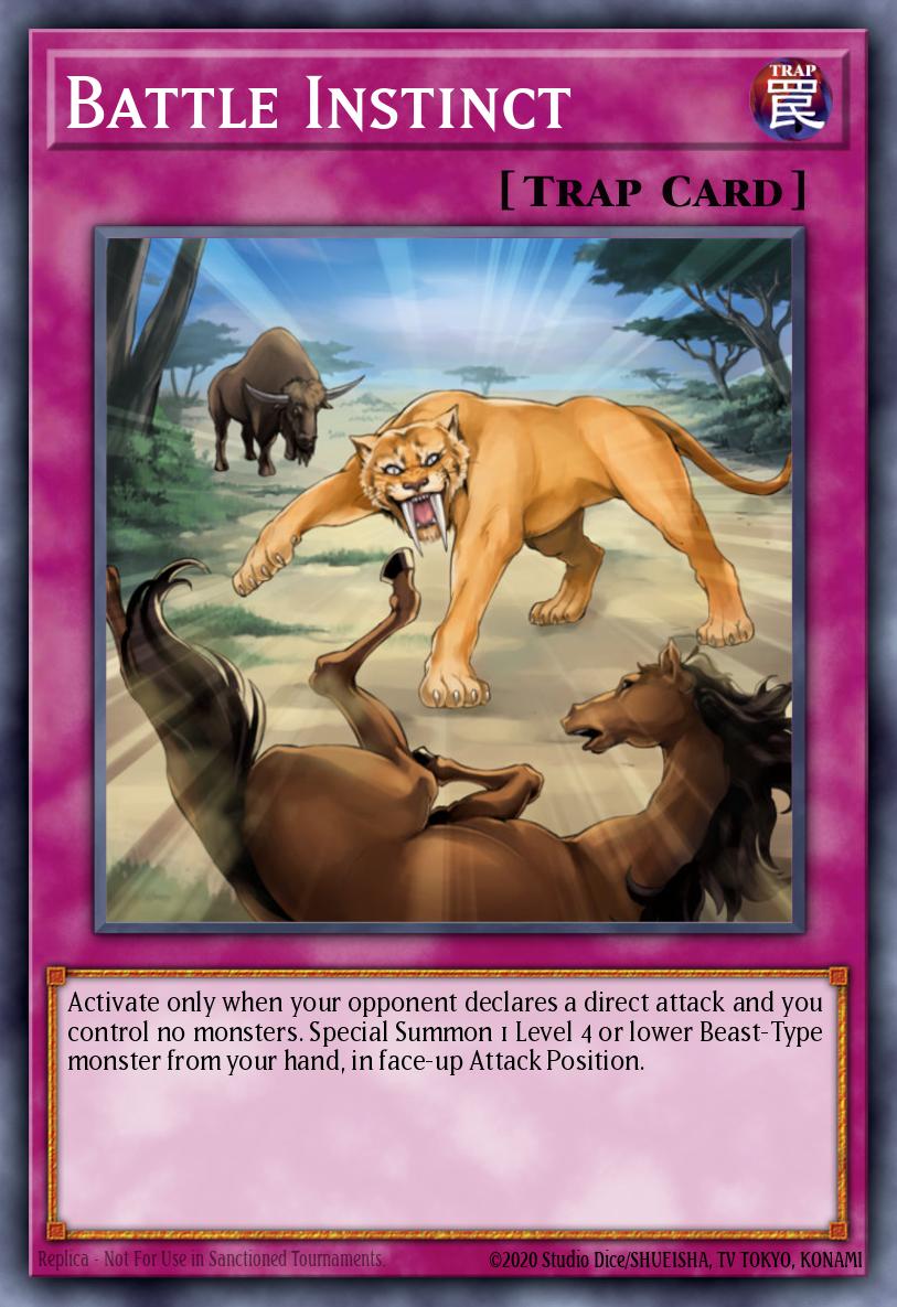 Battle Instinct Yu-Gi-Oh card