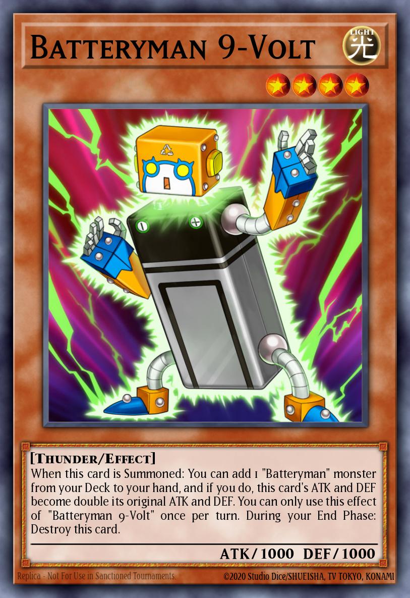 Batteryman 9-Volt Yu-Gi-Oh card