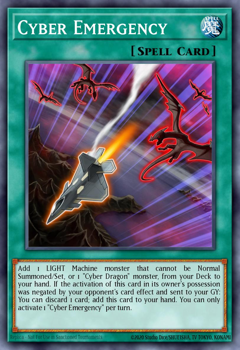 Cyber Emergency Yu-Gi-Oh card