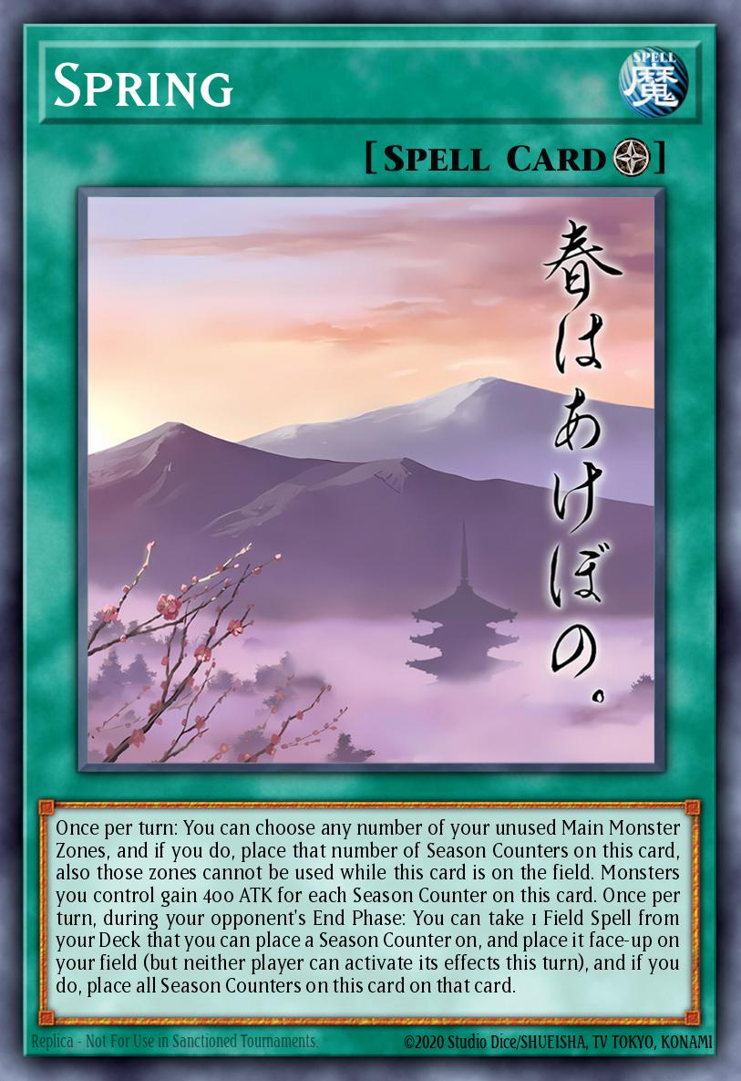 Spring Yu-Gi-Oh card