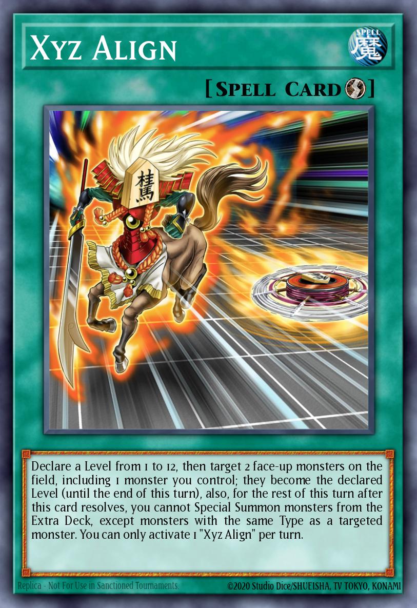 Xyz Align Yu-Gi-Oh card