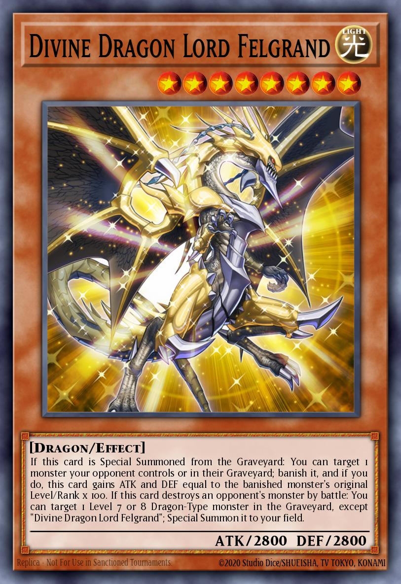 Divine Dragon Lord Felgrand Yu-Gi-Oh card