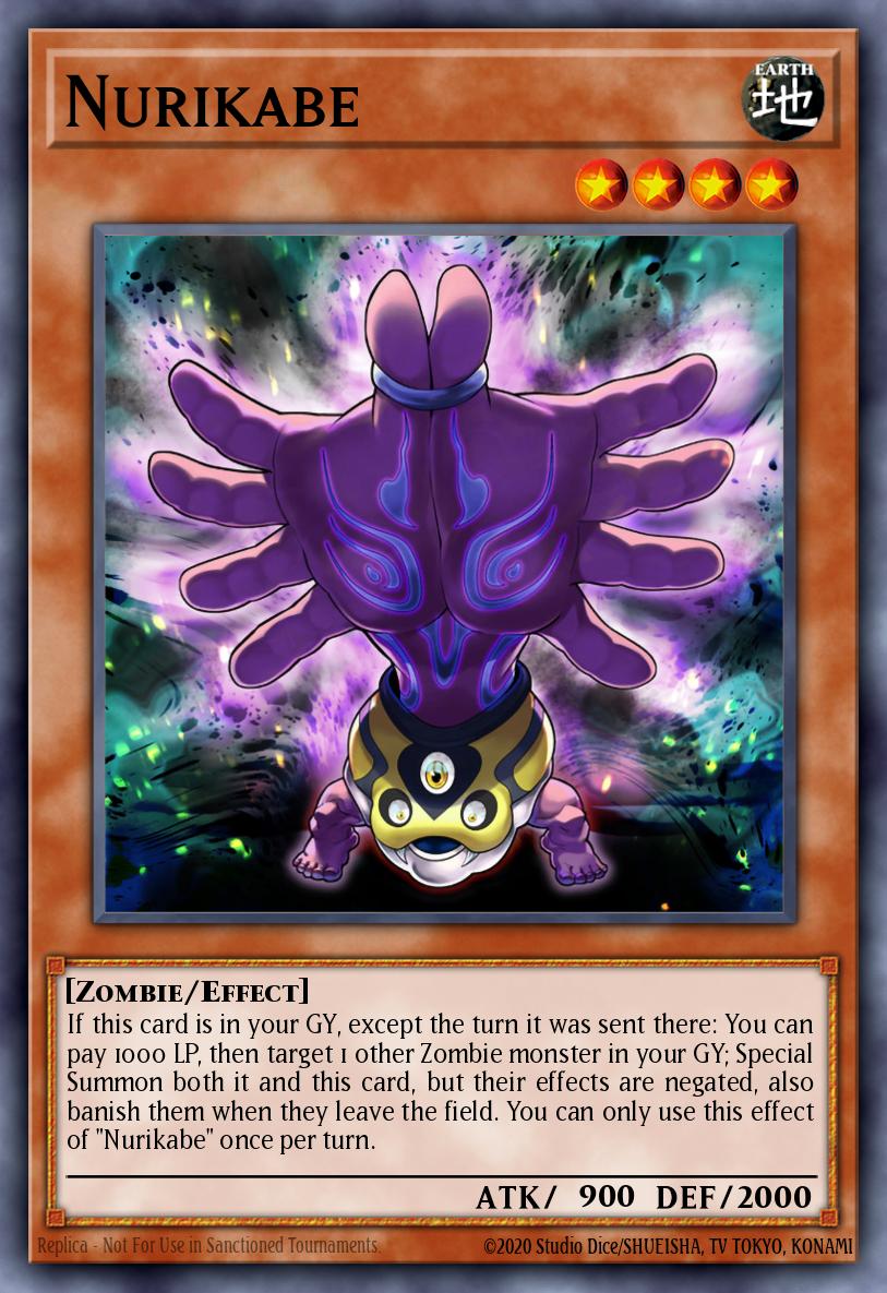 Nurikabe Yu-Gi-Oh card