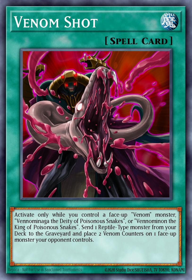 Venom Shot Yu-Gi-Oh card