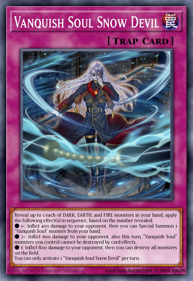 Vanquish Soul Snow Devil Yu-Gi-Oh card