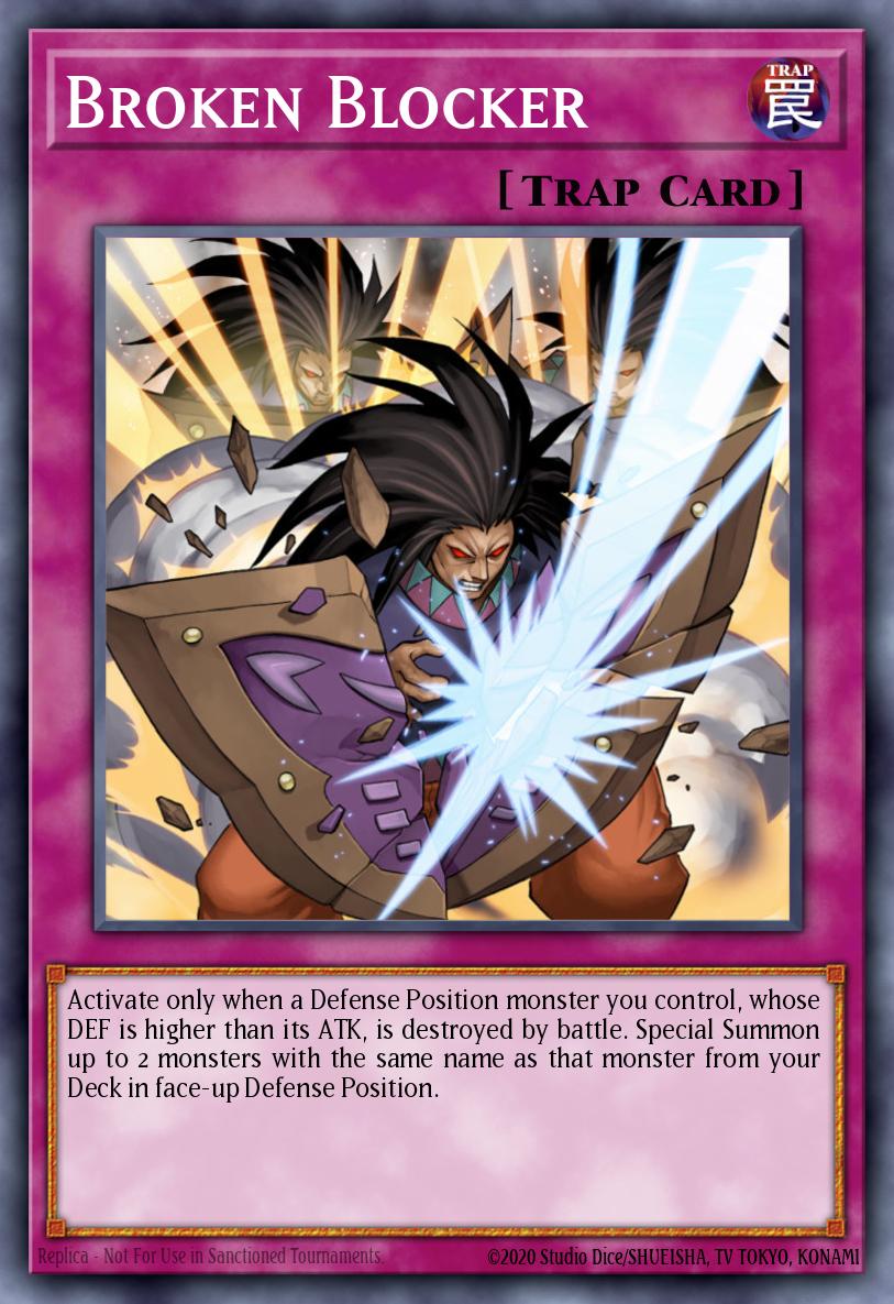 Broken Blocker Yu-Gi-Oh card