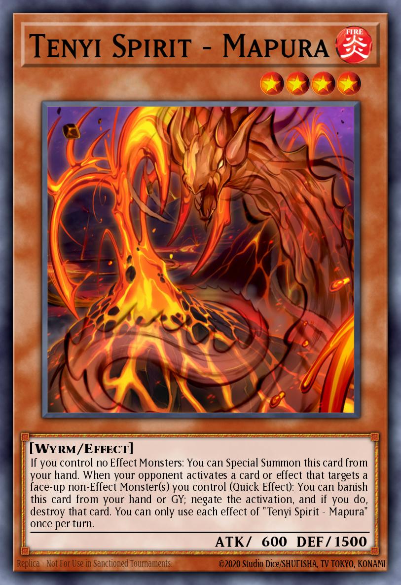 Tenyi Spirit - Mapura Yu-Gi-Oh card