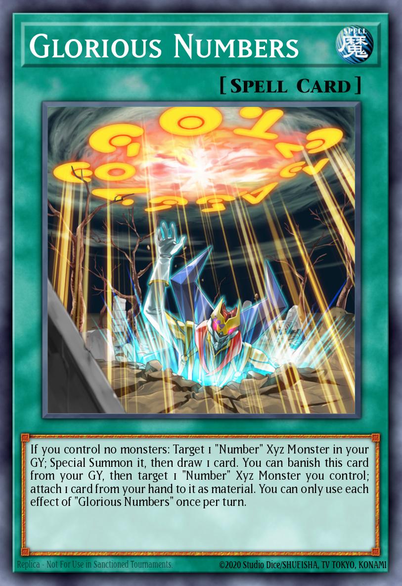 Glorious Numbers Yu-Gi-Oh card
