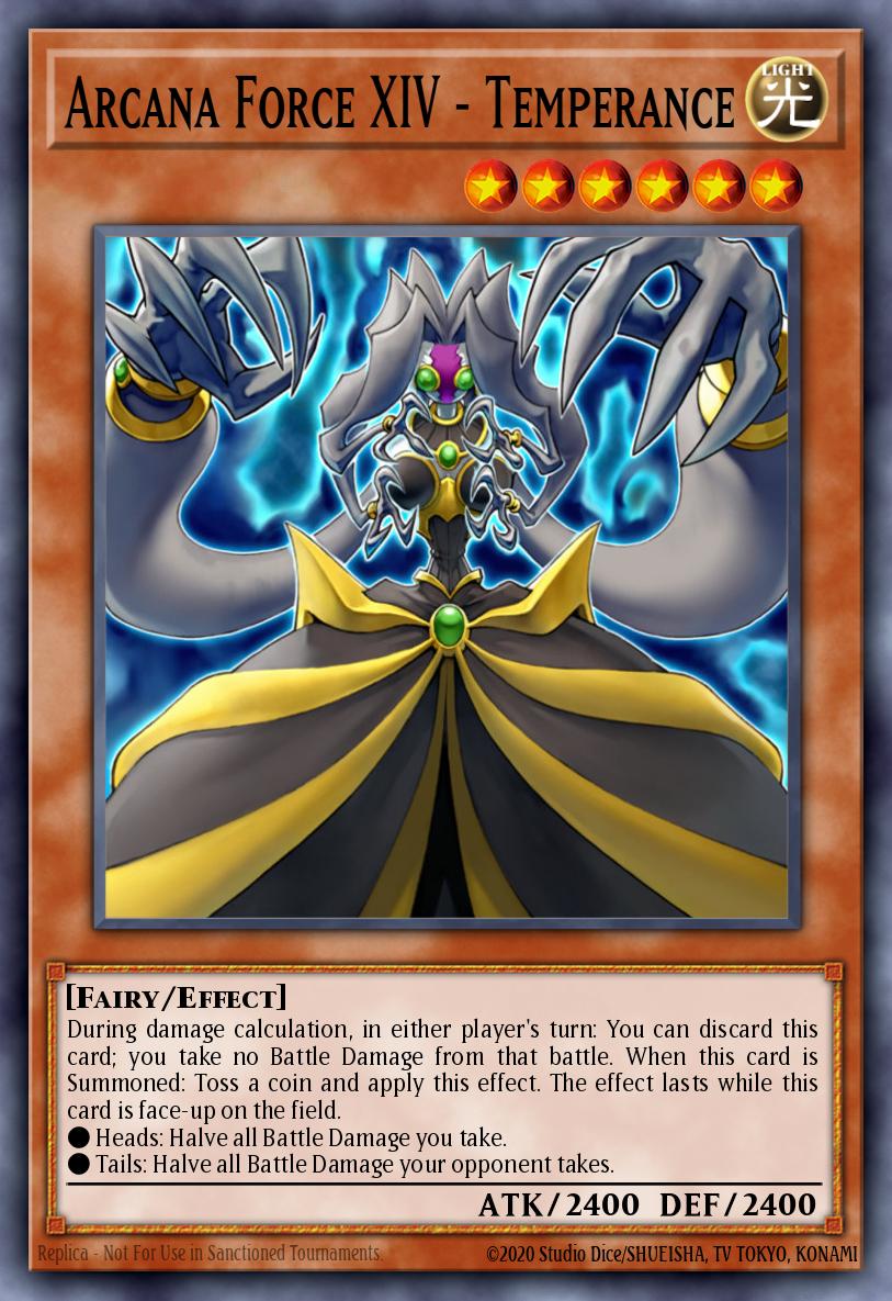 Arcana Force XIV - Temperance Yu-Gi-Oh card