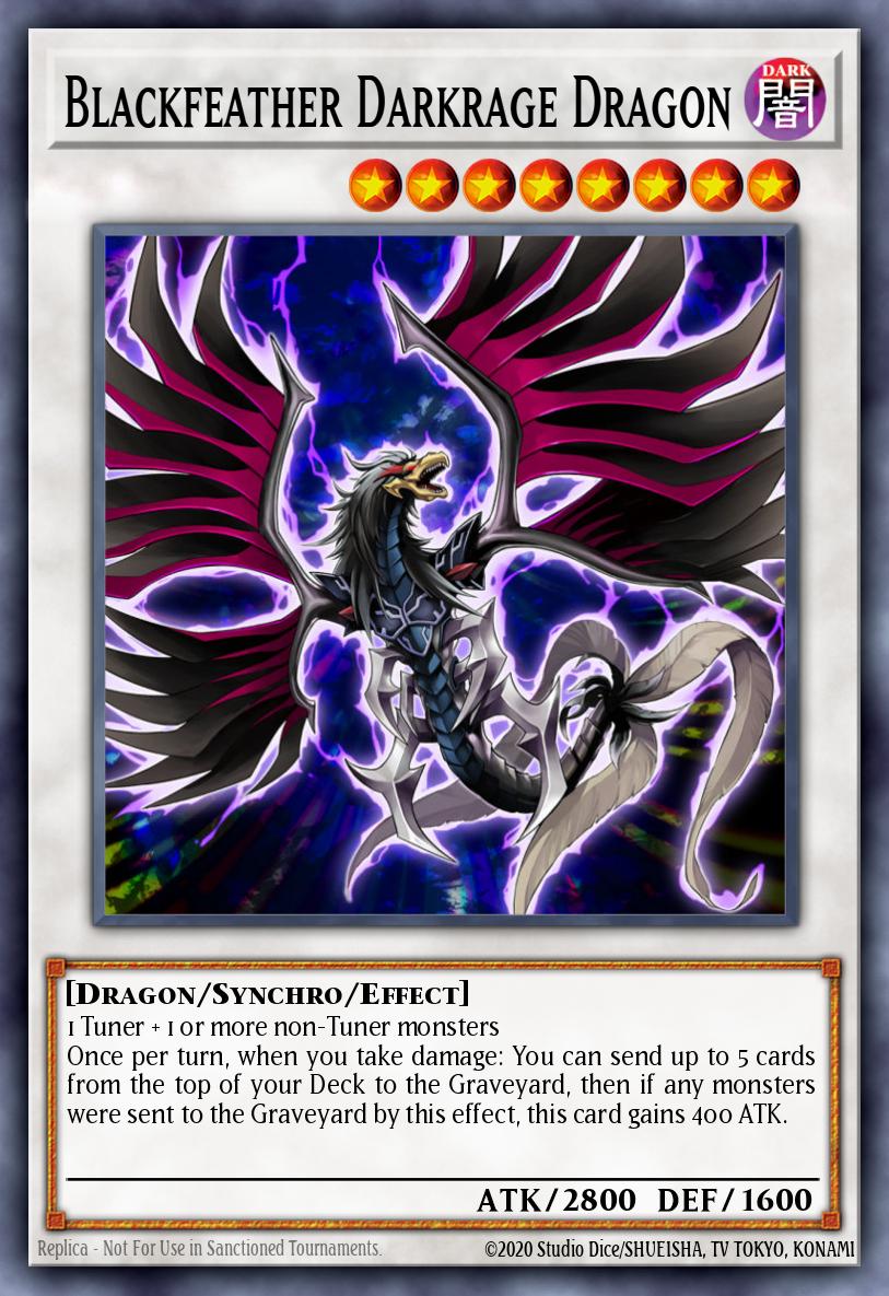 Blackfeather Darkrage Dragon Yu-Gi-Oh card