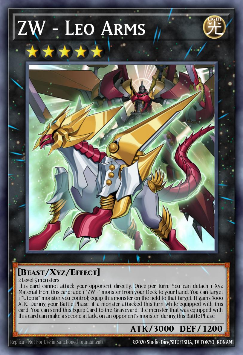 ZW - Leo Arms Yu-Gi-Oh card