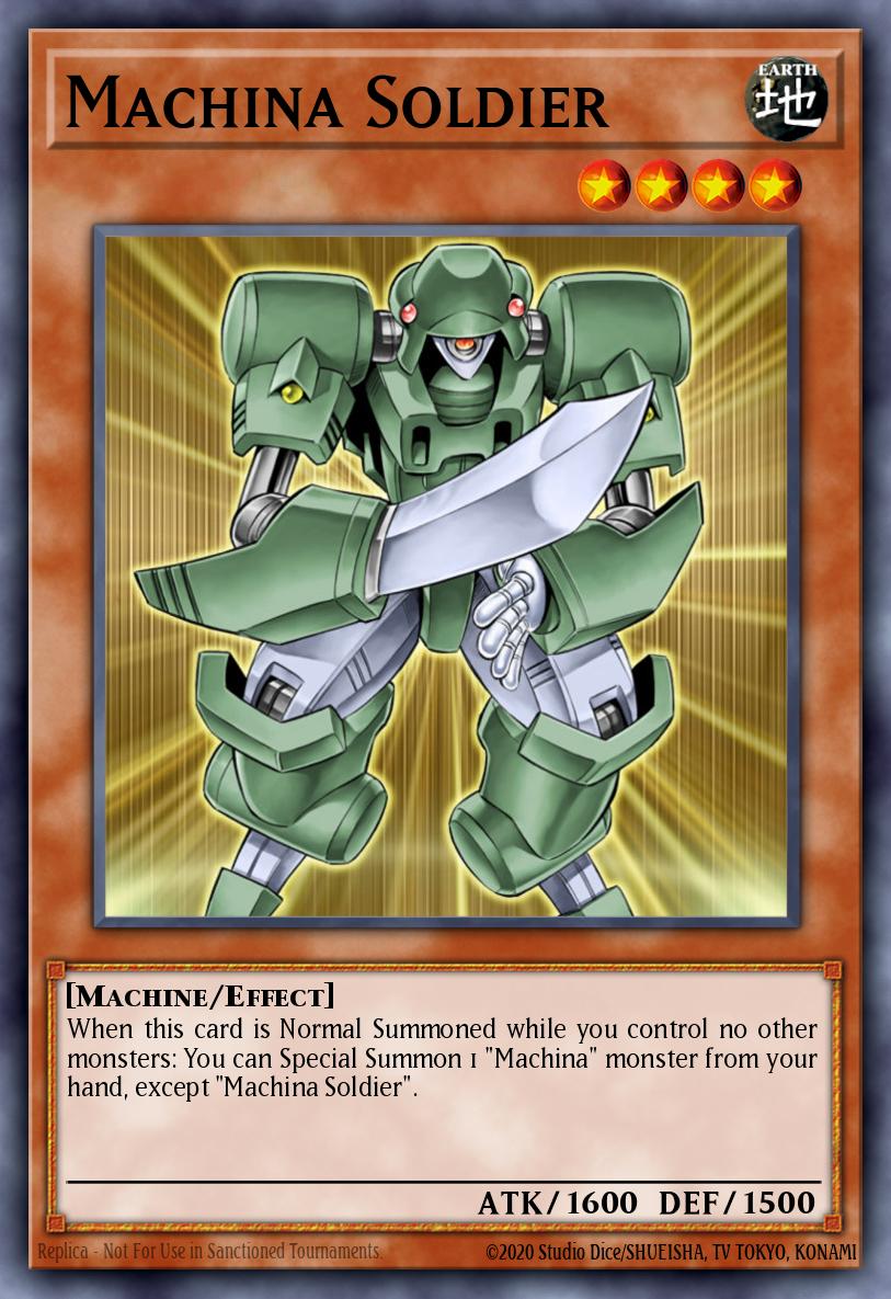 Machina Soldier Yu-Gi-Oh card
