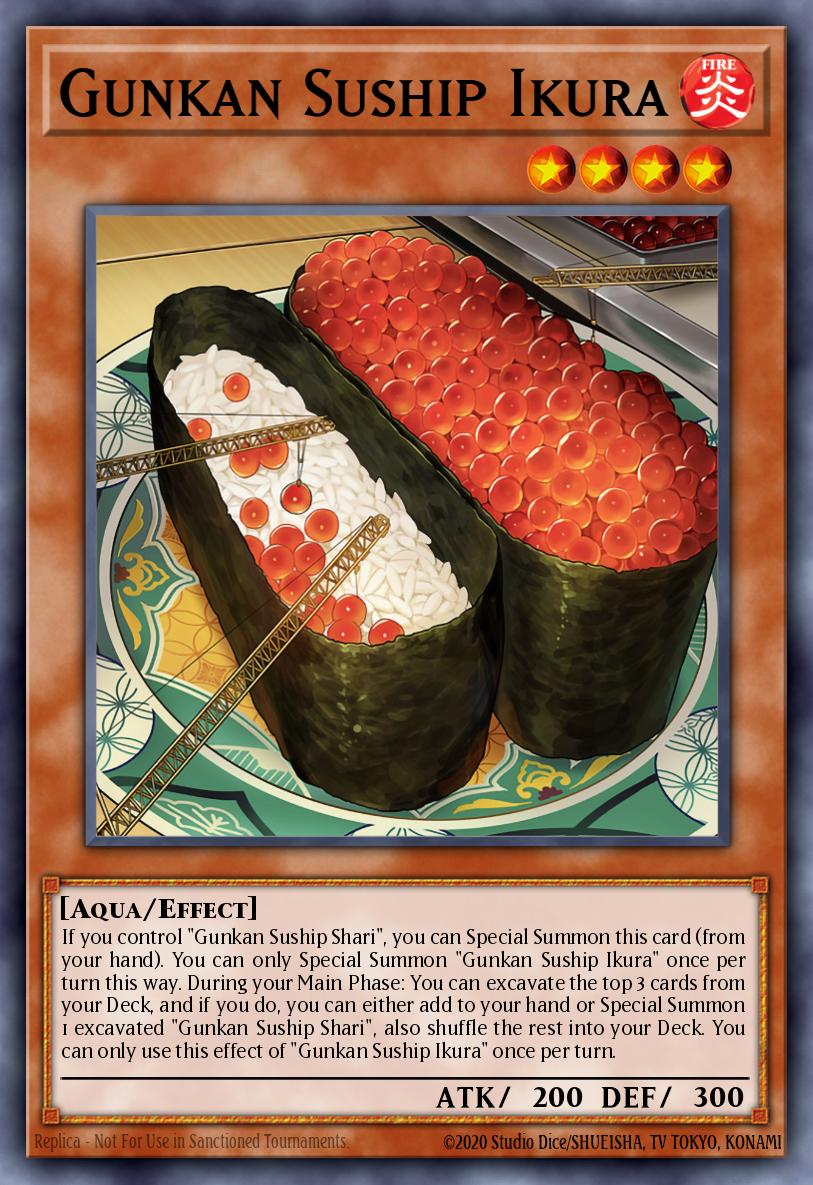 Gunkan Suship Ikura Yu-Gi-Oh card
