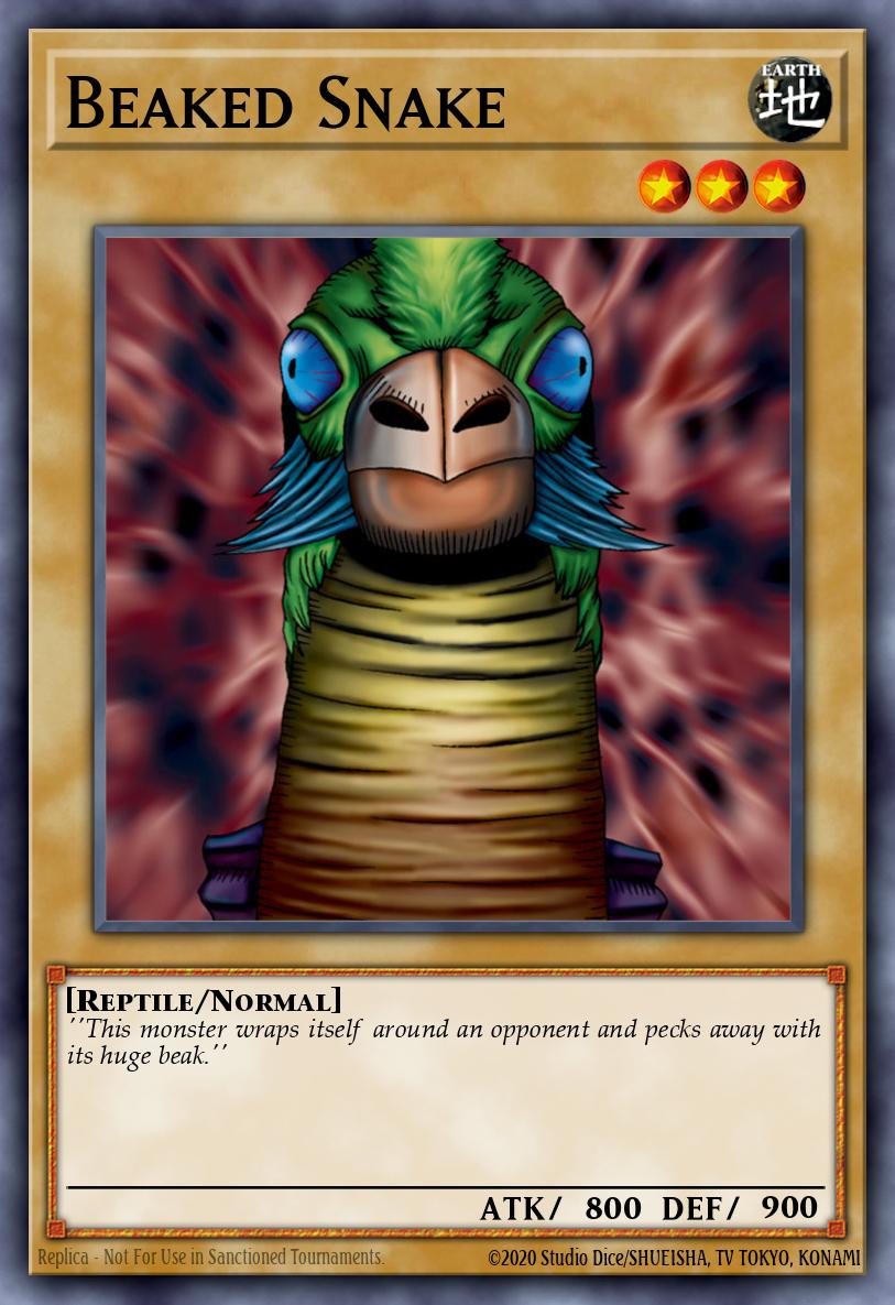 Beaked Snake Yu-Gi-Oh card