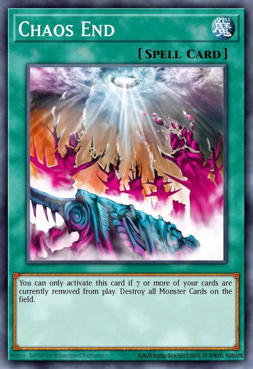 Chaos End Yu-Gi-Oh card