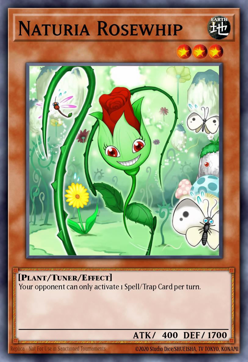 Naturia Rosewhip Yu-Gi-Oh card
