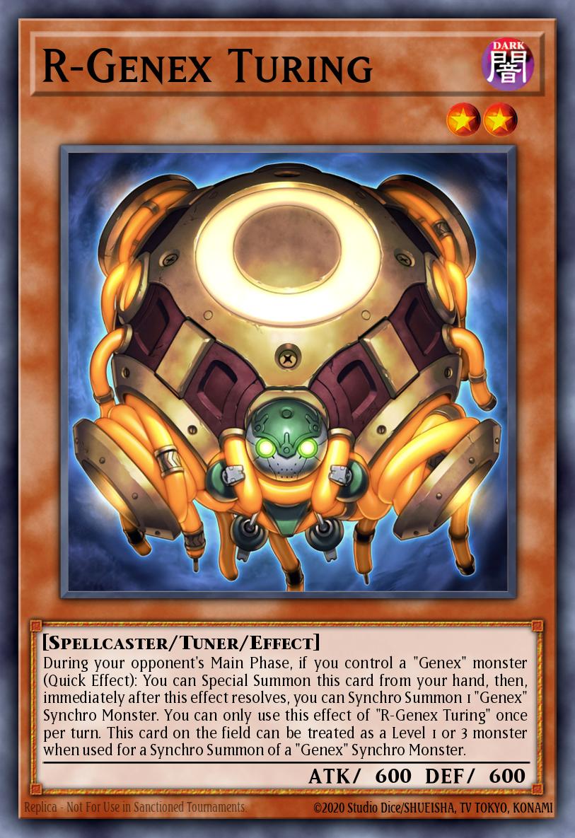 R-Genex Turing Yu-Gi-Oh card