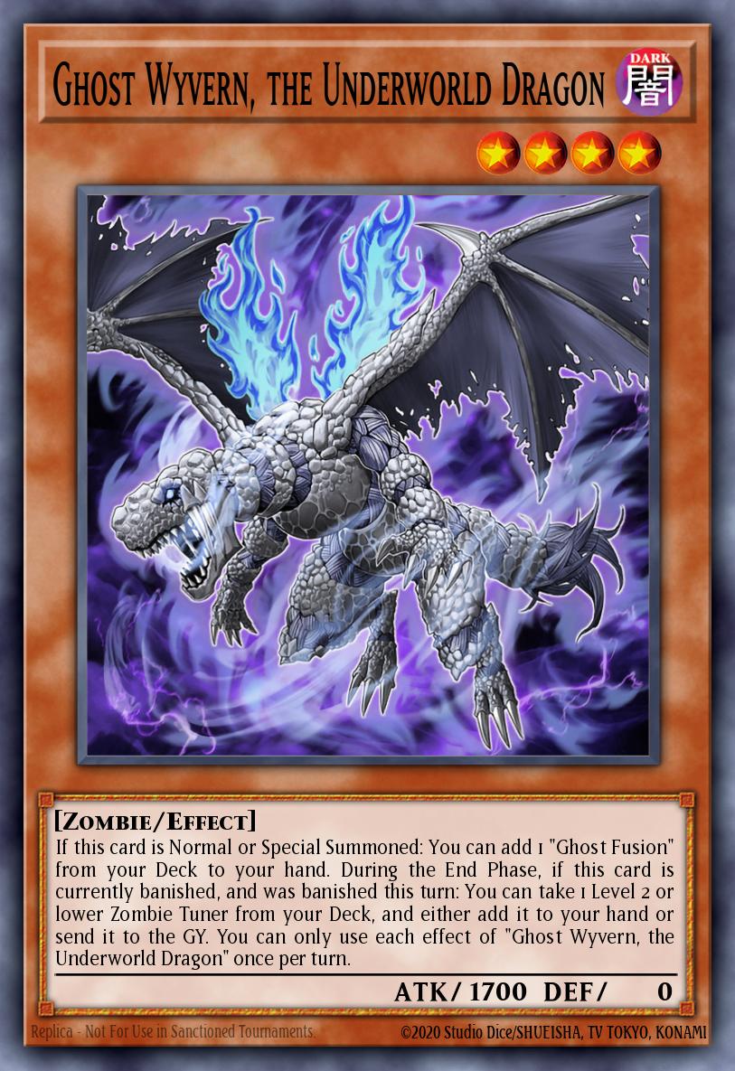 Ghost Wyvern, the Underworld Dragon Yu-Gi-Oh card