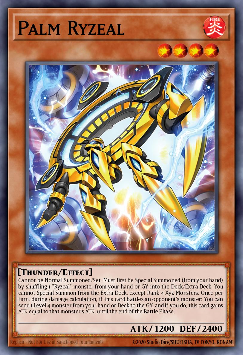 Palm Ryzeal Yu-Gi-Oh card