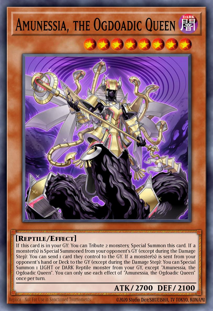 Amunessia, the Ogdoadic Queen Yu-Gi-Oh card